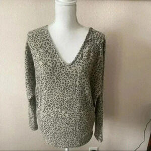 Phil love animal print long sleeve top